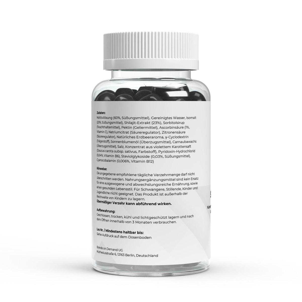 GrindMode Gear Shilajit Gummies + Vitamin C,B6, B12 - 60 Stk.