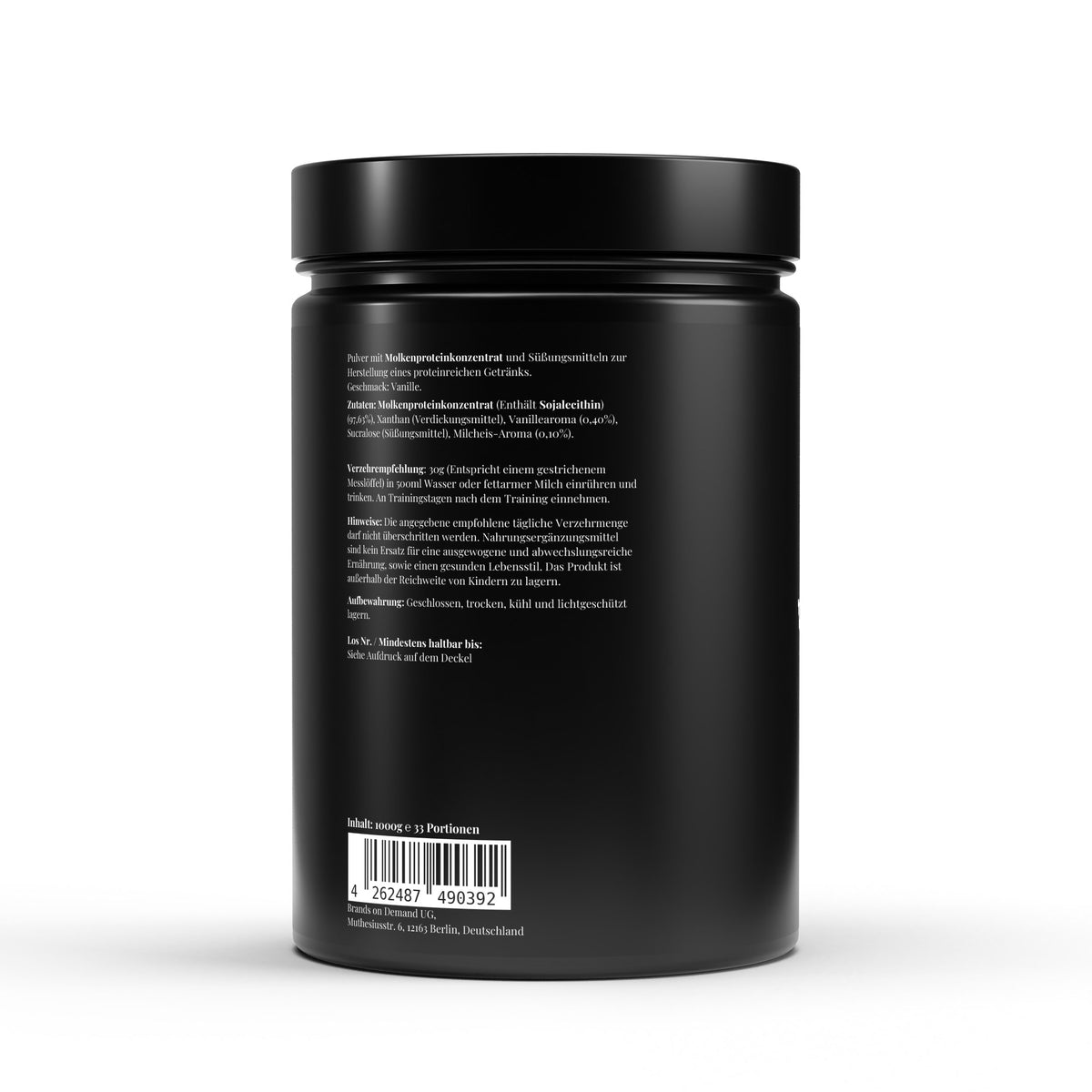 GrindMode Gear Premium Whey Protein Vanille - 1kg